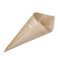 CONES BIO WOOD BAMBOO FOOD CONE 180MM LONG 50PK