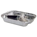 FOIL CONTAINER RECTANGLE 3 COMPARTMENTS 205MM X 155MM DEPTH 34MM BOX 500