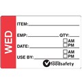LABEL PREPARATION REMOVABLE 49MM X 75MM WEDNESDAY 250PK