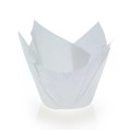 MUFFIN WRAP TULIP 60MM X 90MM  50MM WHITE 250PK 
