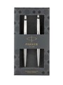 PEN PARKER JOTTER 2020376 STAINLESS STEEL BALLPOINT PEN  MECHANICAL PENCIL DUO SET