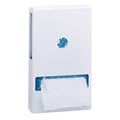 DISPENSER INTERLEAF TOILET TISSIE ENAMEL 142MM X 43MM X 241MM WHITE