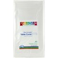 TABLE COVER RECTANGLE PLASTIC 137CM X 274CM WHITE EACH1 PACK12