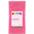 TABLE COVER RECTANGLE PLASTIC 137CM X 274CM MAGENTA EACH1 PACK12