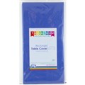 TABLE COVER RECTANGLE PLASTIC 137CM X 274CM BLUE EACH1 PACK12