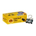 FOLDBACK CLIPS 15MM 12PK