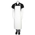 APRON BIB PVC 890MM X 1200MM  LONG WHITE