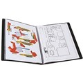 DISPLAY BOOK A3 PORTRAIT 20 POCKET BLACK