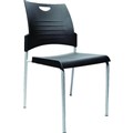CHAIR BURO PRONTO VISITOR 4LEG BASE BLACK