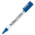 WHITEBOARD MARKER ARTLINE 550A 12MM FINE BULLET NIB BLUE 12PK