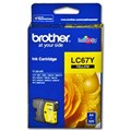 BROTHER LC67Y LC67 67 INK CARTRIDGE YELLOW