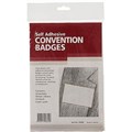 CONVENTION BADGE REXEL SELF ADHESIVE 24PK