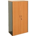 CUPBOARD CABINET YS DESIGN OXLEY FULL DOOR STORAGE 900 X 450 X 1800MM BEECH IRONSTONE