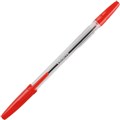 INITIATIVE BALLPOINT PENS MEDIUM RED 12PK