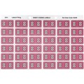 LABEL AVERY SIDE TAB COLOUR CODE LATERAL FILING 43348  8  MAUVE 180PK
