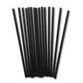 STRAW REGULAR PAPER DRINKING PREMIUM 4PLY 197MML X 6MMD BLACK EACH500 PACK2000