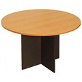 OXLEY ROUND MEETING TABLE 1200MM DIAMETER BEECHIRONSTONE