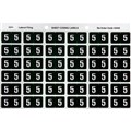LABEL AVERY SIDE TAB COLOUR CODE LATERAL FILING 43345  5  DARK GREEN 180PK
