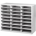 PIGEON HOLES FELLOWES LITERATURE SORTER 24 COMPARTMENTS