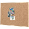 CORK BOARD QUARTET ECONOMY WOODFRAME 450MM X 600MM