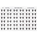 LABEL AVERY SIDE TAB COLOUR CODE LATERAL FILING 25MM X 38MM 43325  Y  WHITE 180PK