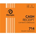 RECEIPT BOOK OLYMPIC 714 140882 CARBONLESS DUPLICATE 125MM X 100MM 50 LEAF EACH1 PACK20