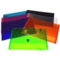 POP POLYWALLY WALLET HOOK AND LOOP CLOSURE 30MM GUSSET FOOLSCAP ASSORTED 12PK