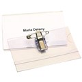 BADGE CONVENTION CARDHOLDERS PIN AND CLIP EACH10 PACK50