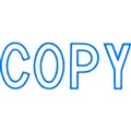 STAMP XSTAMPER SELF INKING PRE INKED 1006 MESSAGE STAMP  COPY  BLUE INK