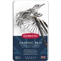PENCIL LEAD DERWENT GRAPHIC SKETCHING SET TIN 12PK