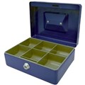 CASH BOX CLASSIC ESSELTE NO 8 200MM X 150MM X 80MM BLUE