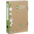 BOX FILE DOCUMENT STORAGE MARBIG ENVIRO SPRING FITTING 80MM FOOLSCAP KRAFT