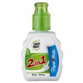 CORRECTION PEN AND BRUSH LIQUID PAPER BOTTLE 2 IN 1 22ML