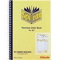 PURCHASE ORDER BOOK SPIRAX 557 DUPLICATE CARBONLESS 207MM X 144MM