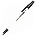 PAPERMATE KILOMETRICO BALLPOINT PENS MEDIUM BLACK EACH1 PACK12