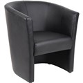 CHAIR YS DESIGN TUB SINGLE LOUNGE BLACK