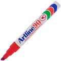 PERMANENT MARKER ARTLINE 90 2MM5MM CHISEL NIB RED EACH1 PACK12