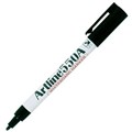 WHITEBOARD MARKER ARTLINE 550A 12MM FINE BULLET NIB BLACK 12PK