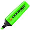 HIGHLIGHTER STABILO BOSS CHISEL NIB GREEN EACH1 PACK10