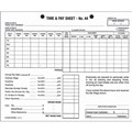 TIME SHEET ZIONS NO 44 EMPLOYEE TIME SHEETS 175MM X 215MM 100PK
