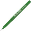FINELINER PEN ARTLINE 200 FINE 04MM GREEN EACH1 PACK12