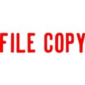 STAMP XSTAMPER CXBN 1071 MESSAGE   FILE COPY  RED