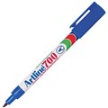 PERMANENT MARKER ARTLINE 700 07MM BULLET NIB BLUE EACH1 PACK12