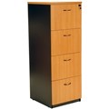 OXLEY FILING CABINET 4 DRAWER 476 X 550 X 1339MM BEECHIRONSTONE