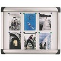 NOBO LOCKABLE EXTERNAL CASE 1 DOOR 815MM X 670MM WEATHER PROOF OUTDOOR USE