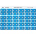 LABEL AVERY SIDE TAB COLOUR CODE LATERAL FILING 25MM X 38MM 43308  H  BLUE 180PK