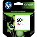HP 60XL 60 CC644WA CC644WA CC 644 WA INK CARTRIDGE TRI COLOUR PACK CYAN MAGENTA YELLOW
