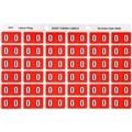 LABEL AVERY SIDE TAB COLOUR CODE LATERAL FILING 43340  0  PINK 180PK