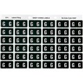 LABEL AVERY SIDE TAB COLOUR CODE LATERAL FILING 25MM X 38MM 43307  G  DARK GREEN 180PK