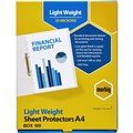 SHEET PROTECTOR MARBIG COPYSAFE SHEET PROTECTORS ECONOMY A4 CLEAR EACH100 PACK1000